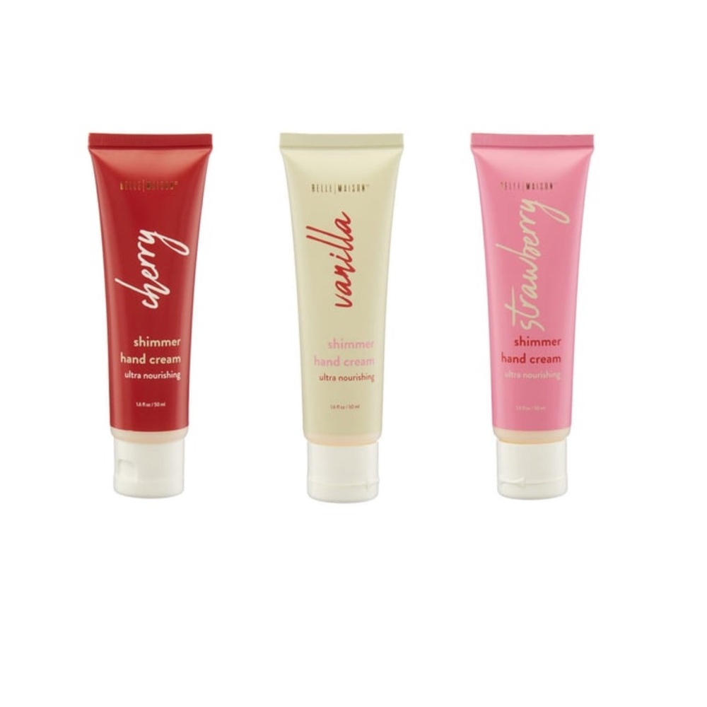 Shimmer Hand Cream Collection, Belle Maison, Set of 3 - Picture 2 of 3
